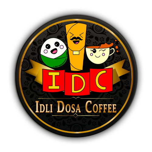 Logo of Idli Dosa blackand white on Craiyon
